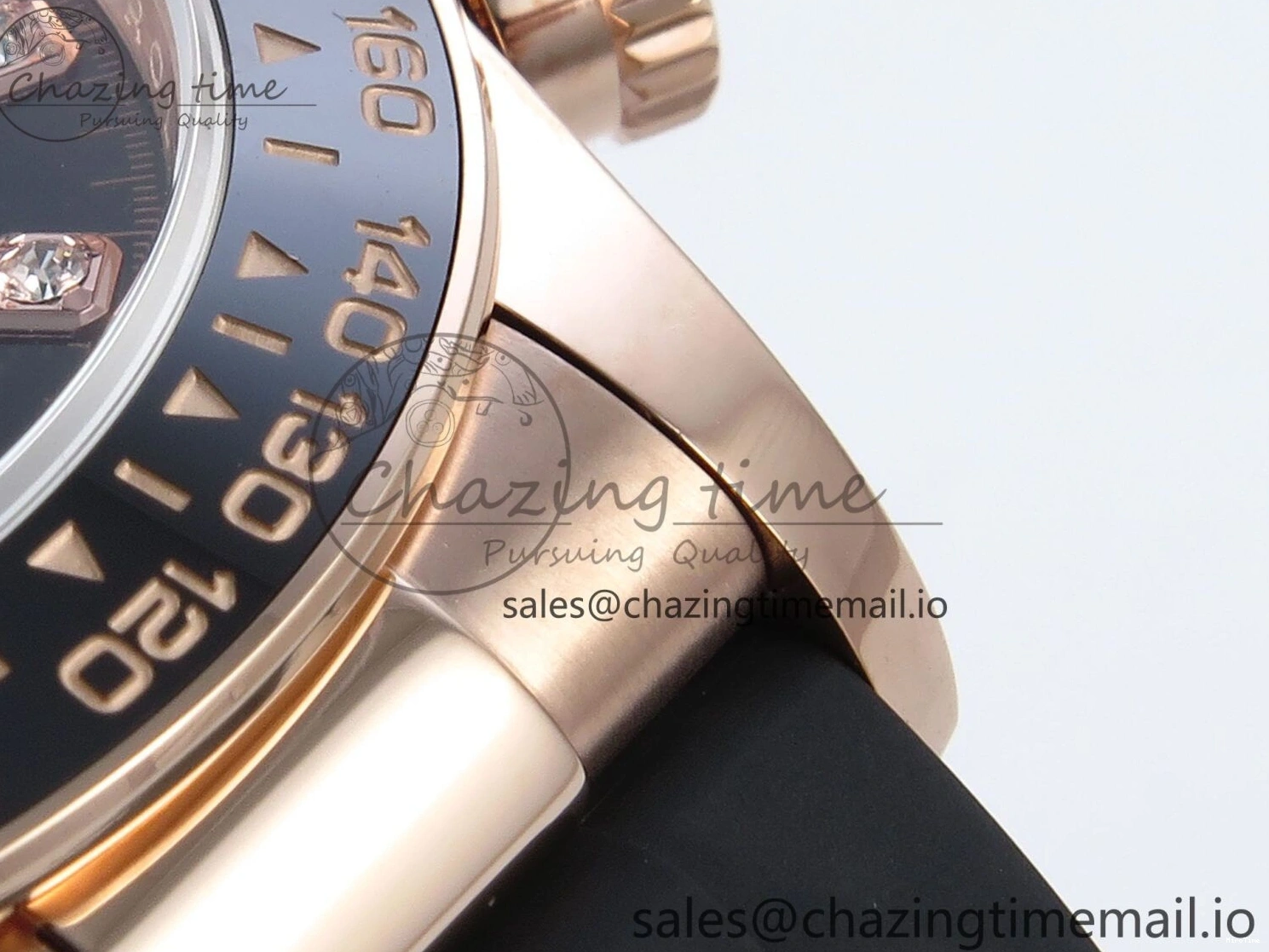 MiroTime 0516 Daytona 126515 QF 1:1 Best Edition Black RG Diamonds Dial on Oysterflex Strap SH4131 V Sophisticated 701